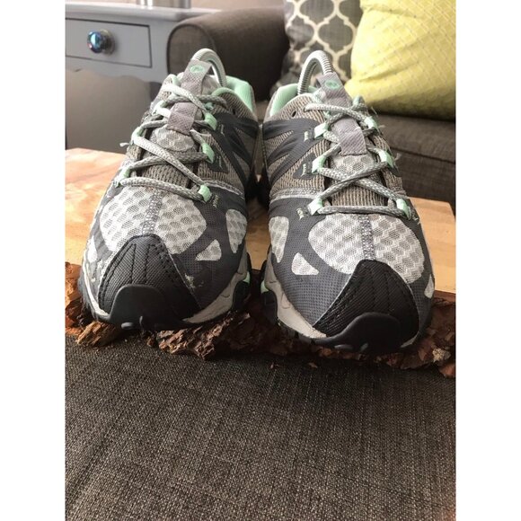 Merrill Grassbow Low Hiking Shoe/Sneaker/Boot Granite/Mint Size 8.5. Read - Picture 4 of 8